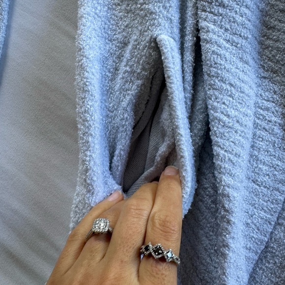 Barefoot Dreams CozyChic Lite Island Wrap Open Front Sweater Cardigan XS/S - Picture 4 of 4